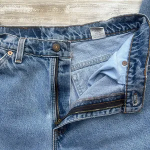 VTG Levi’s 951 Jeans Orange Tab 28x27 Relaxed Tapered Light Wash Mom‎ USA Made thumbnail 8