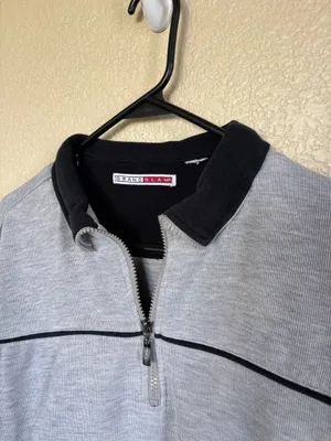 Vintage Grey Quarter Zip Gray Size undefined thumbnail 3