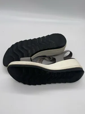 Cougar Platform Sport Sandal in Gray and Cream thumbnail 5