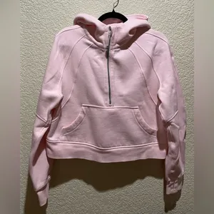 Lululemon Scuba Oversized Half Zip Hoodie Jacket Strawberry Milkshake Size XS S thumbnail 5