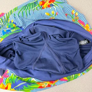 RLX Ralph Lauren Floral Skort Small Blue Multi Tropical Colorful Golf Tennis thumbnail 7