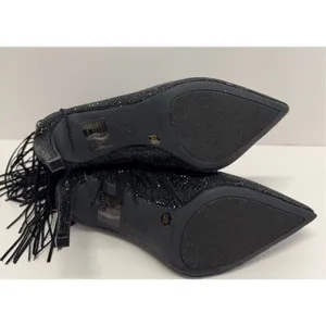 INC‎ Boots Size 8.5 Black Western Ankle Booties Pointed Toe Evening Shoes NEW thumbnail 10