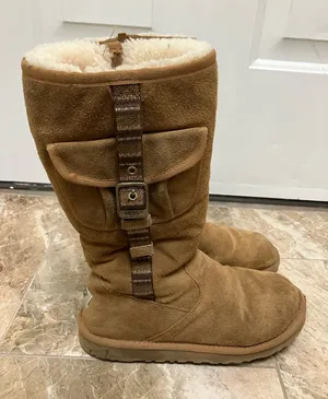 UGG Tall Retro Cargo Boots with Buckle and side pocket thumbnail 1