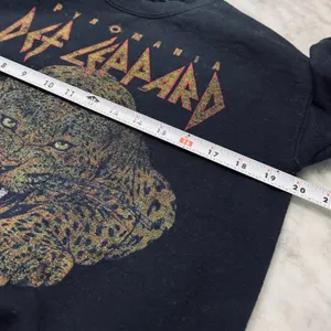 Pyromania 1983 Us Tour Long Sleeve Black Sweatshirt thumbnail 4