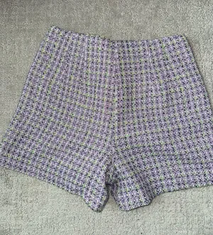 Loft high-waisted purple shorts thumbnail 9