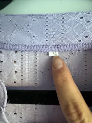 Women's Lavender Eyelet Long thumbnail 3