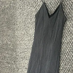 Leeloo Vintage Navy Silky Satin Polka Dot Midi Slip Dress Size Small thumbnail 7