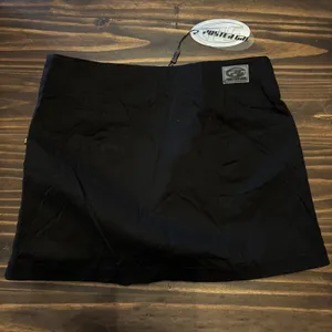 Dolls Kill Poster Gal Micro Mini Xs Black Wrap Skirt Buckle New thumbnail 3