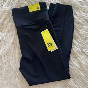 All In Motion Effortless Support Leggings Black Size Large thumbnail 2