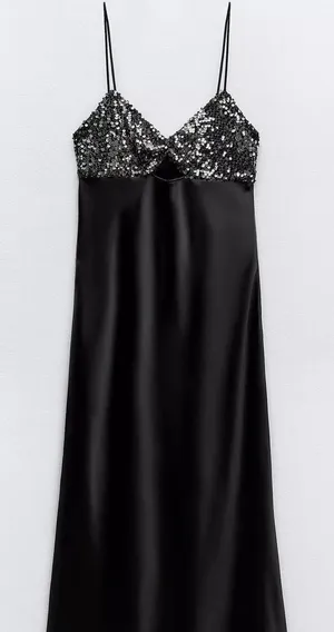 ZARA Dress Black thumbnail 1
