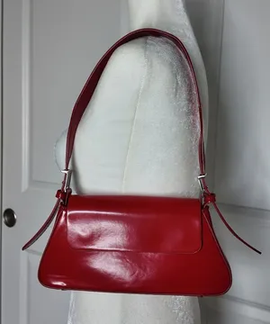 Zara Red Shoulder Bag thumbnail 1