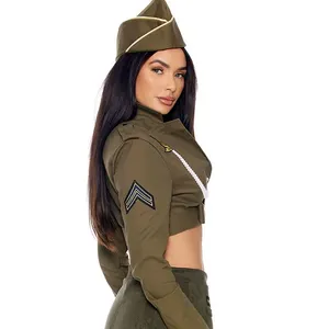 NEW Forplay Command Attention Military Sexy Costume Size Large XL thumbnail 3