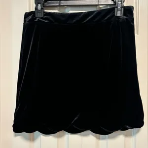 Altar’d State Black Crushed Velvet Skirt size Medium thumbnail 4