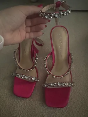 Johnson Betsey Heels Pink Rhinestone thumbnail 2