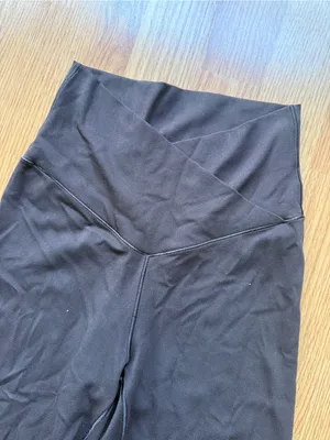 OFFLINE By Aerie Real Me High Waisted Crossover Flare Legging Brown Small thumbnail 3