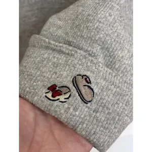 Vtg 90s Disney Catalog Mickey Minnie Mouse Gray Embroidered Crewneck M thumbnail 6