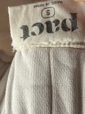 Pact • Cream Ivory Organic Cotton Jogger Sweatpants thumbnail 3