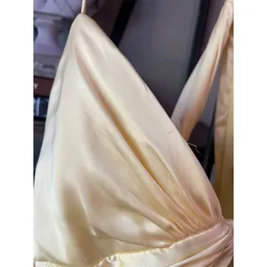 Ieena for Mac Duggal Twist Front Gown Yellow Womens Size 14 thumbnail 11