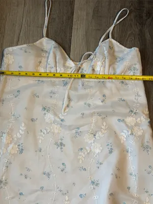 No Boundaries New! White Floral Lace Chemise Slip mini dress size XXL thumbnail 8