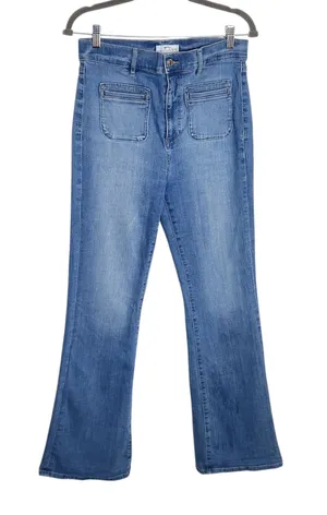 LOFT Slim Fit Flare Jeans with Patch Pockets Size 8/29 thumbnail 1