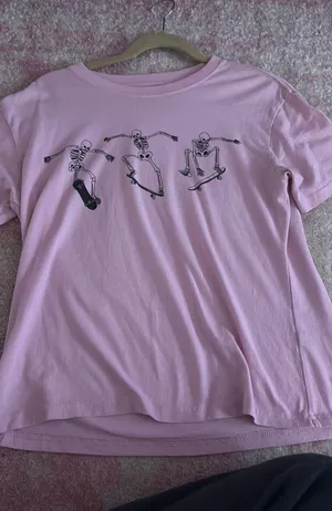Pink Skeleton Tilly’s Top thumbnail 1