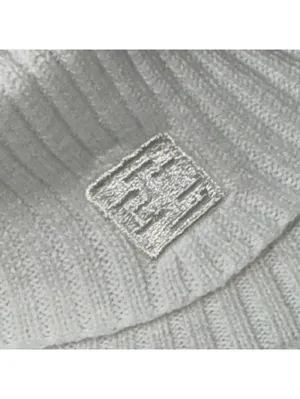 Lauren Ralph Lauren S White Ribbed Turtleneck Sweater thumbnail 5