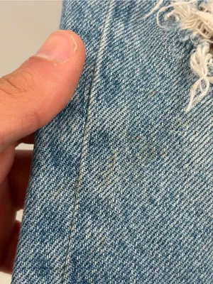 Polo by Ralph Lauren women’s patchwork distress denim slim boyfriend jeans sz 32 thumbnail 8