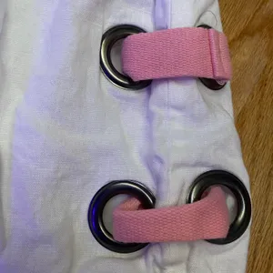 Millau White and Pink Grommet Shorts thumbnail 5