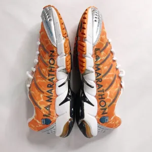 K Swiss K-Ona LA Marathon Running Sneakers Shoes Orange Grey Silver Women 7 thumbnail 3