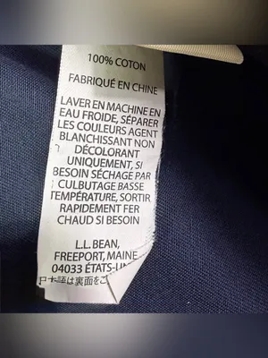 L.L. Bean Women’s Original Fit Pleaded Navy Cropped Trousers Size 18 Petite thumbnail 6