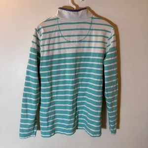 L.L. Bean Cotton Rugby Striped Henley‎ Size Medium thumbnail 7