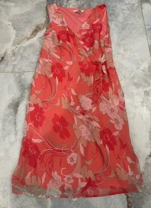 Merona Red Spaghetti Strap Sundress Midi thumbnail 1