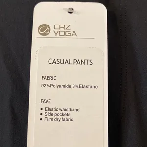 CRZ YOGA CASUAL PANTS size M brand new with tag inseam 28” waist 32”flat thumbnail 4