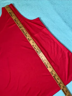 ALFRED DUNNER 2 pc button up 3/4 sleeve semi sheer, matching tank top size 16 thumbnail 16