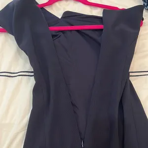 Few Moda | Sexy Asymmetric Mini Dress XS Navy Blue thumbnail 6
