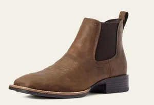 Ariat Booker Chelsea Wide Square Toe Western Boot thumbnail 1