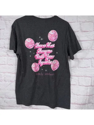 Simply Southern “Never Let Anyone Dull Your Sparkle” Graphic Tee Size Medium thumbnail 5