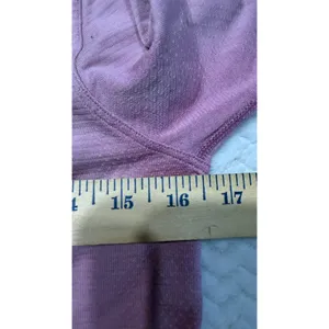 Lululemon Swiftly Tech Long Sleeve Shirt Pink Heathered Crew Neck Size 6 4501 thumbnail 5
