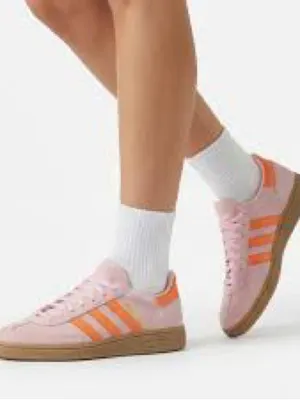 Adidas Originals Handball Spezial Sneakers Pink Orange Gum Sole Women’s US 8 NIB thumbnail 3