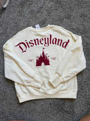 Authentic Crème and Maroon Disney Parks Jersey - never worn  thumbnail 3