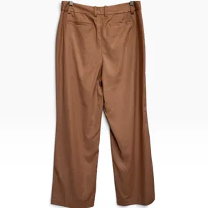 House Of Aama Nordstrom Harlem's Fashion Row Tan Stripe Pleated Pants‎ 12 NEW thumbnail 3