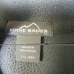 Eddie Bauer Womens XXL gray pink Half Zip Base layer Half Zip Pullover Sweater thumbnail 5