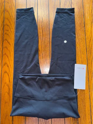 Lululemon Wunder Train No Line High Rise 25” Black Size 6 NWT thumbnail 1