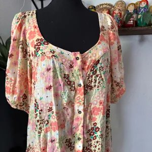 Free People Callie Printed Tunic Dress thumbnail 2