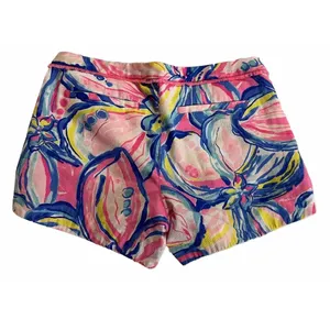 Lilly Pulitzer‎ Adie Shorts Womens 0 Pink/Blue Loud 3" Inseam Bright Colorful thumbnail 3