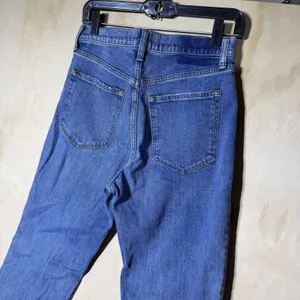 Abercrombie & Fitch Ankle Straight Jeans Womens 28 6L Ultra High Rise Blue Denim thumbnail 8