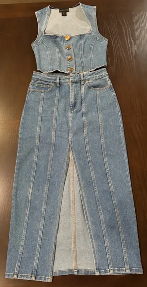 House of Harlow Denim Set thumbnail 1