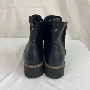 Universal Threads women's black faux leather slip on memory foam Chelsea boots 11 thumbnail 3