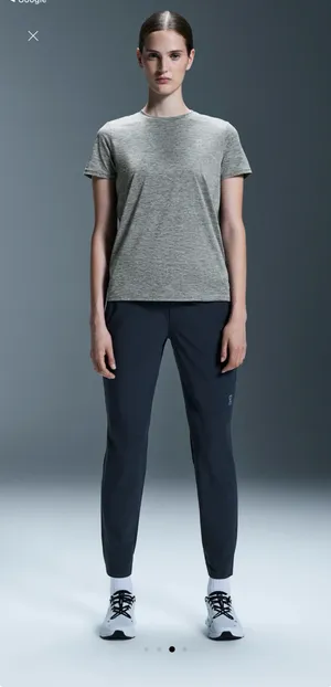 On Running Women's Lightweight Pants Black Size S - Elastic Waist Ankle Zip thumbnail 2