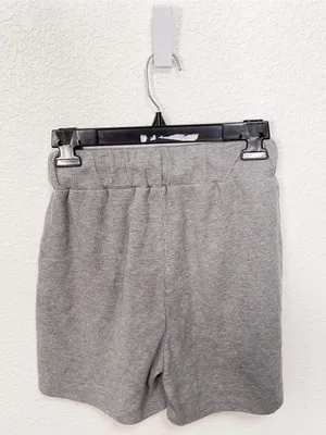 J.ING Gray Waffle Knit Zip Up Hoodie Shorts Two Piece Lounge Set One Size thumbnail 7